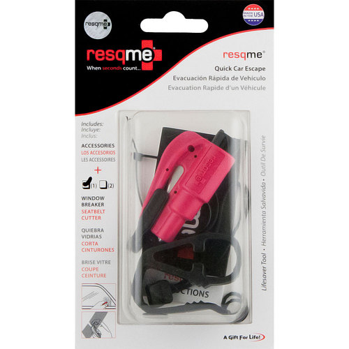 Resqme Car Escape Tool Combo Pack - Pink