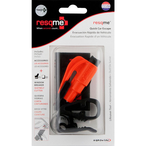 Resqme Car Escape Tool Combo Pack - Orange