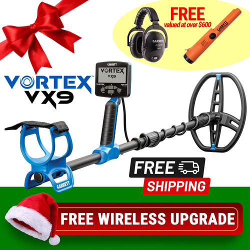 Vortex VX9 Metal Detector with FREE Wireless Upgrade