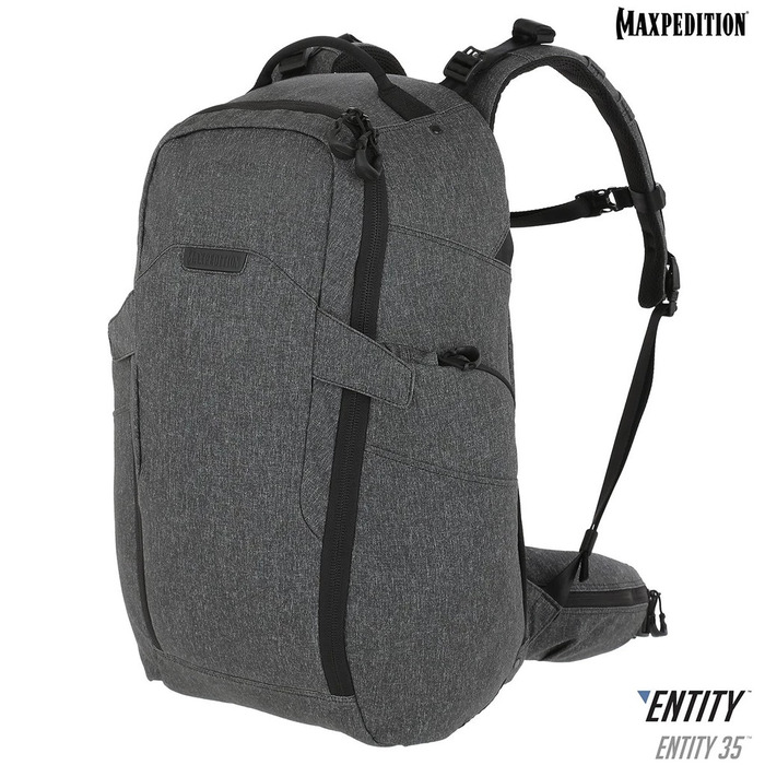 Maxpedition Entity 35 CCW-Enabled Laptop Backpack 35L-Charcoal