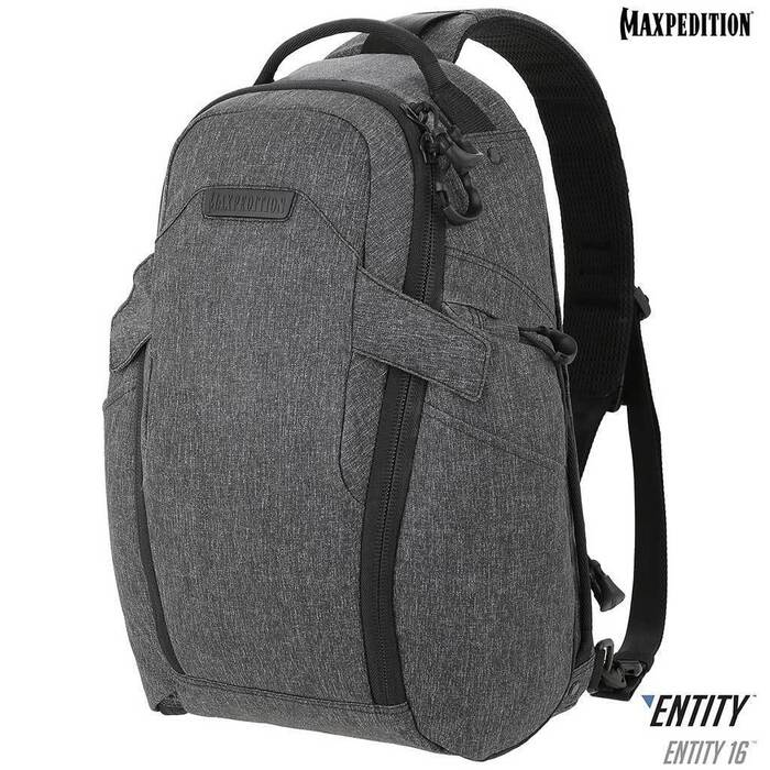 Maxpedition Entity 16 CCW-Enabled EDC Sling Pack 16L-Charcoal