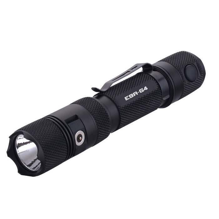 PowerTac E9R-G4 2550 Lumen USB Rechargeable LED Flashlight